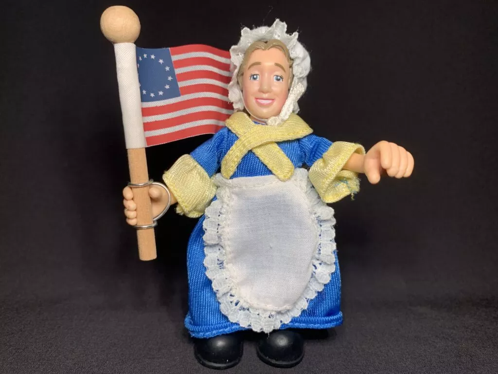 Betsy Ross Figurine made by Possible Dreams from 2000-2002.